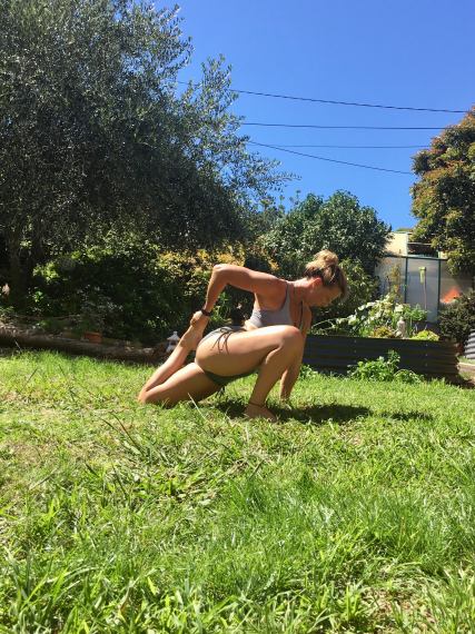 Yoga inspired gardening